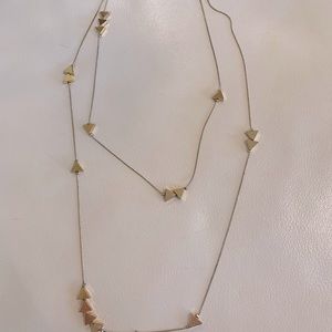 Triangle accent necklace